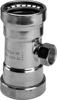 Viega T-Stück Profipress XL 2417.2XL in 64,0mm x Rp3/4 x 64,0mm Kupfer – Bild 2