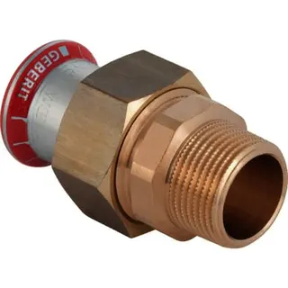 Mapress C-Stahl-Verschraubung flach 15mm x 1/2"AG Nr.25330