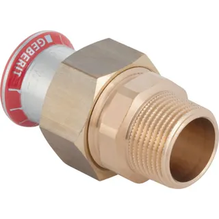 Mapress C-Stahl-Verschraubung flach 35mm x 11/4"AG Nr.25338