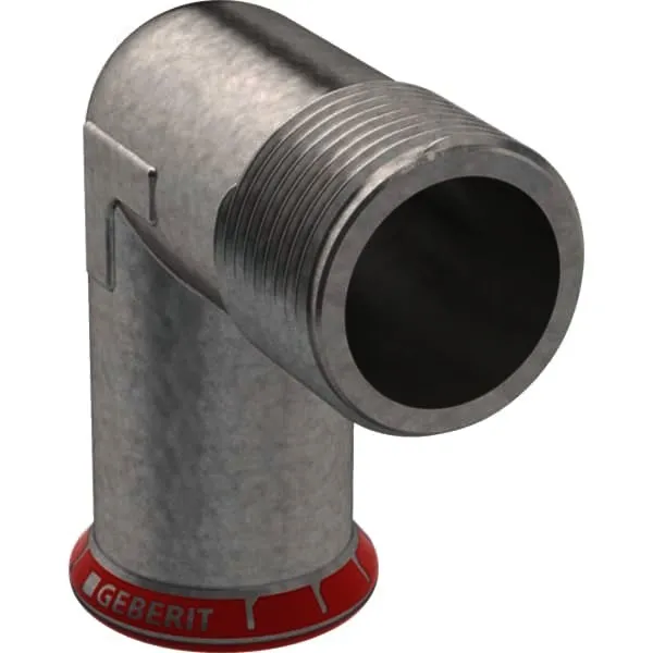 Mapress C-Stahl-Übergangswinkel 90' 15mm x 3/8"AG Nr.21612