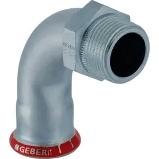 Mapress C-Stahl-Übergangsbogen 90' 15mm x 1/2"AG Nr.20503