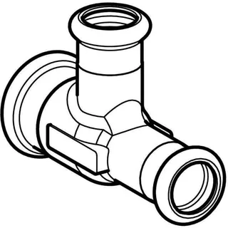 Mapress C-Stahl-T-Stück reduziert 15x12x12mm, Nr.61191 – Bild 3
