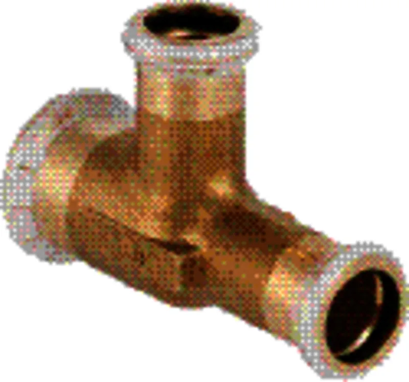 Mapress C-Stahl-T-Stück reduziert 22x18x18mm, Nr.61195