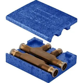 Mapress C-Stahl-Kreuzungsfitting mit Dämmbox 18x15x18mm, Nr. 63115 – Bild 2