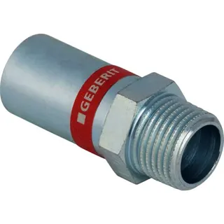 Mapress C-Stahl-Übergangsstück mit Einschubende 12mm x 3/8"AG Nr.21930