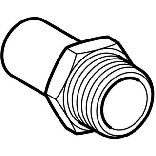 Geberit Mapress Rotguss Ü-Stück mit AG Einschubende (RG) 15mm-1/2", Nr. 61932 – Bild 3