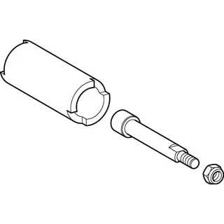Mapress Verlängerungsset zu Kugelhahn mit Pressmuffe d 54mm Nr.94938 – Bild 3