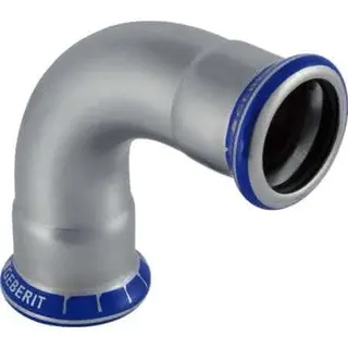 Geberit Mapress Edelstahl-Bogen 90Gr. 22mm Nr.30104