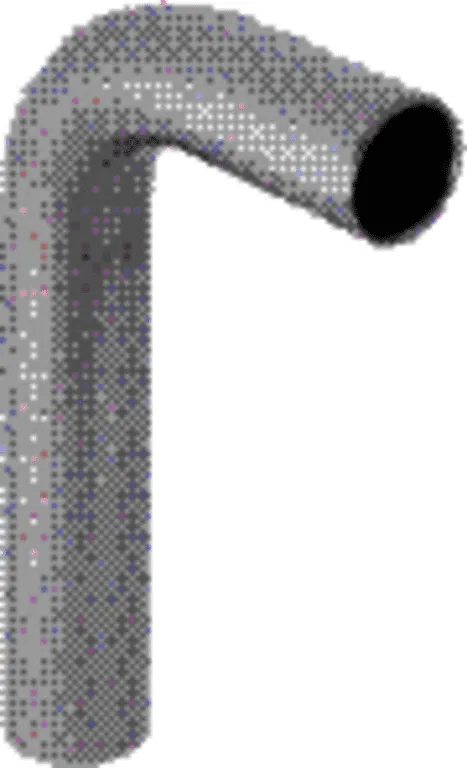 Geberit Mapress Edelstahl-Passbogen 90Gr 108mm Nr.30091