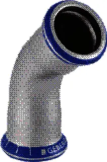 Geberit Mapress Edelstahl-Bogen 45Gr. 22mm Nr.30604