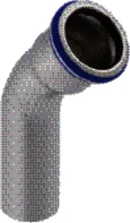 Geberit Mapress Edelstahl-Bogen 45Gr. 35mm innen/außen Nr.32706