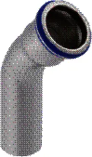 Geberit Mapress Edelstahl-Bogen 45Gr. 108mm innen/außen Nr.32711
