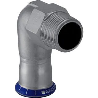 Geberit Mapress Edelstahl-Überg.Winkel 90Gr. 54mm x 2"AG Nr.33839
