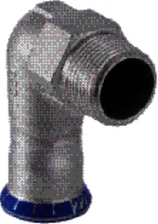 Geberit Mapress Edelstahl-Überg.Winkel 90Gr. 28mm x 1"AG LABS-frei, Nr.83836