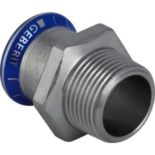 Geberit Mapress Edelstahl-Überg.Stück 35mm x 1"AG Nr.31719