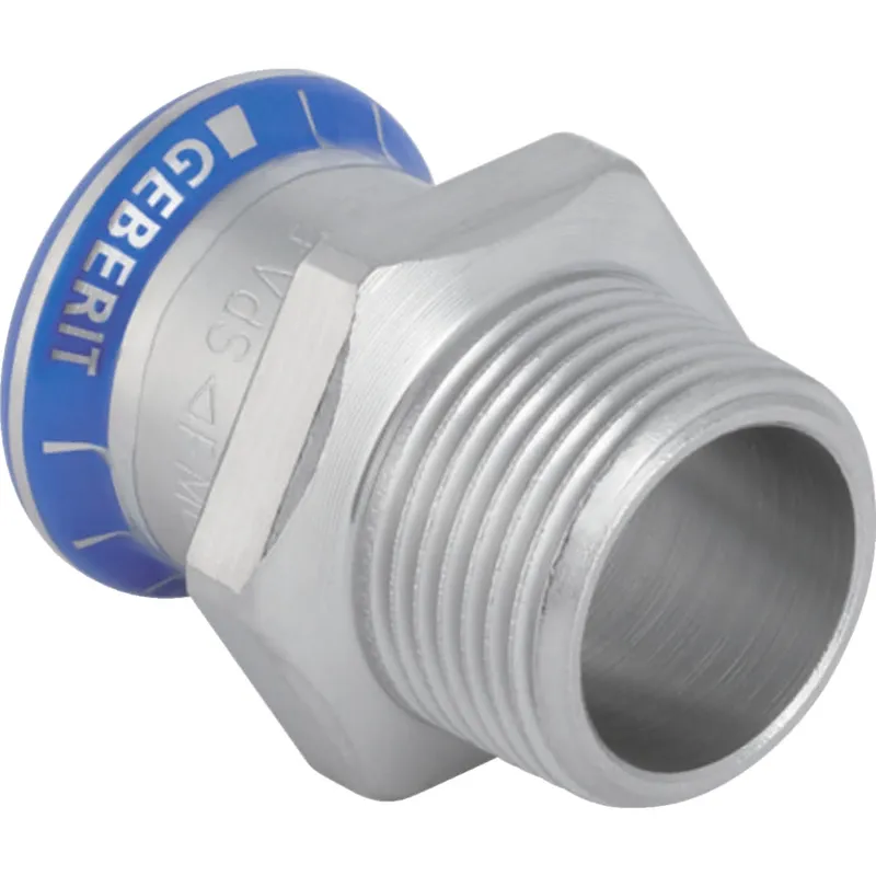 Geberit Mapress Edelstahl-Überg.Stück 35mm x 11/4"AG Nr.31709