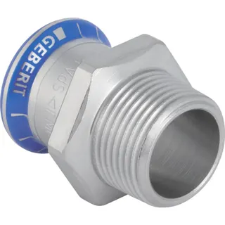 Geberit Mapress Edelstahl-Überg.Stück 22mm x 3/4"AG Nr.31707