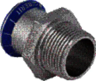Geberit Mapress Edelstahl-Überg.Stück 76,1mm x 21/2"AG LABS-frei, Nr.81713