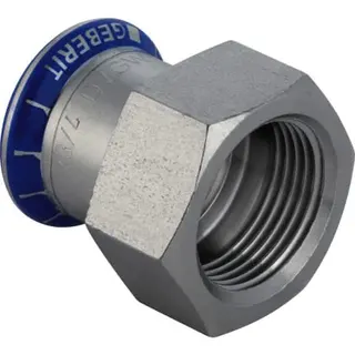 Geberit Mapress Edelstahl-Überg.Muffe 28mm x 3/4"IG Nr.31819