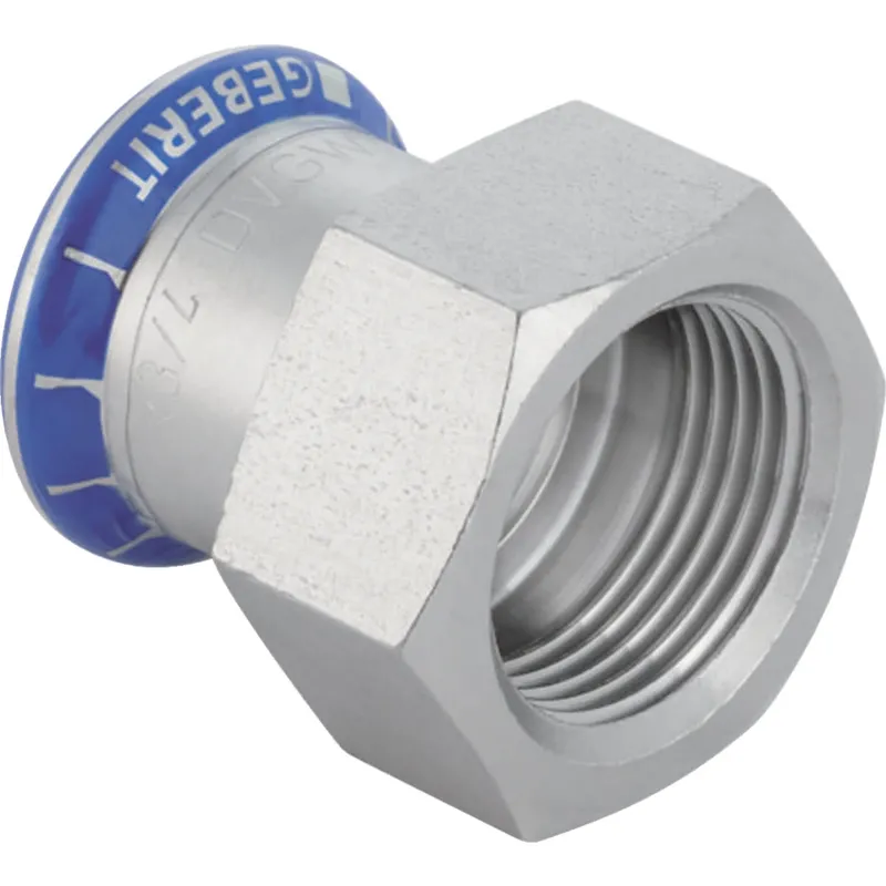 Geberit Mapress Edelstahl-Überg.Muffe 42mm x 11/4"IG Nr.31821