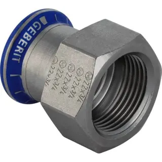 Geberit Mapress Edelstahl-Überg.Muffe 42mm x 11/2"IG LABS-frei, Nr.81814