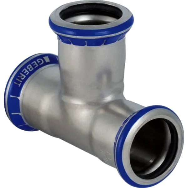 Geberit Mapress Edelstahl-T-Stück 76,1mm LABS-frei, Nr.81009