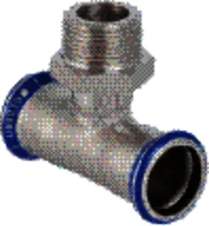 Geberit Mapress Edelstahl-T-Stück 28mm x 1"AG LABS-frei, Nr.81461