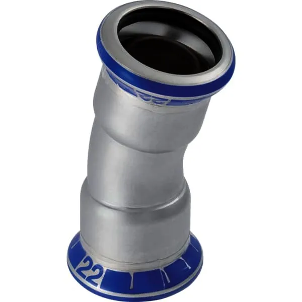 Geberit Mapress Edelstahl-Bogen 76,1mm 15 Grad Nr.36108