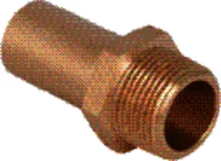 Geberit Mapress Rotguss Ü-Stück mit AG Einschubende (RG) 15mm-1/2", Nr. 61932