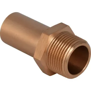 Geberit Mapress Rotguss Ü-Stück mit AG Einschubende (RG) 22mm-1/2", Nr. 61935