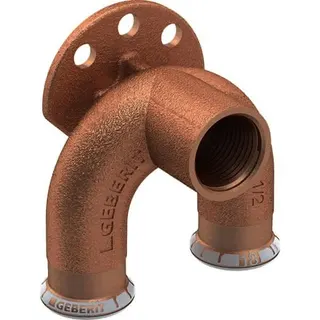 Geberit Mapress Kupfer Doppelanschluss- winkel 90 Gr. Rg d18-Rp1/2-d18, 63463