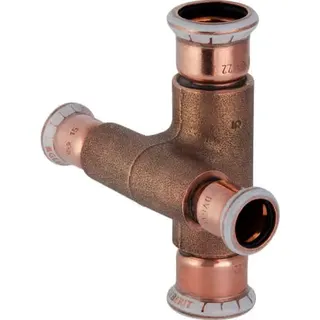 Geberit Mapress Rotguss Kreuzstück 90' 18-15mm, Nr. 61505
