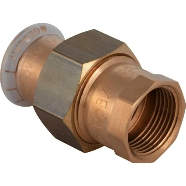 Geberit Mapress Rotguss Übergangsver- schraubung mit IG 18-Rp 1/2", Nr. 65483