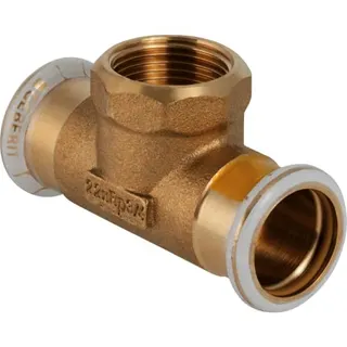 Geberit Mapress Kupfer Gas T-Stück 22mm x 3/4"IG x 22mm Nr.34737
