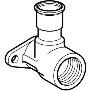 Geberit Mapress Edelstahl Gas Gaszähler- anschlusswinkel d22x1" Nr.91099 – Bild 3