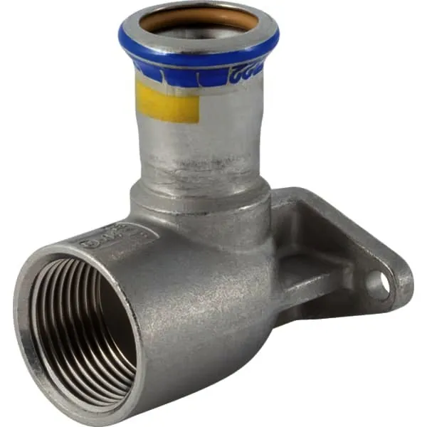 Geberit Mapress Edelstahl Gas Gaszähler- anschlusswinkel d22x1" Nr.91099
