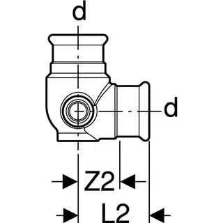 Geberit Mapress Edelstahl Anschluss-Set f.innenl.Zirkulation d35/15/35, Nr.61276 – Bild 5