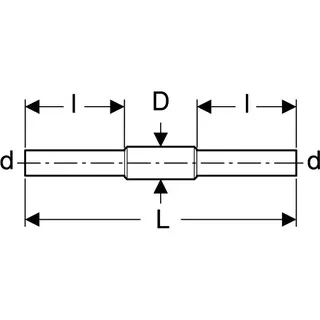 Geberit Schott- und Deckendurchführung m.Einschubende d28mm, 90983 – Bild 4