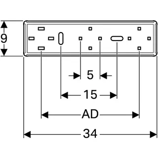 Geberit Mapress Grundplatte für Gaszähleranschluss, Nr. 91096 – Bild 4