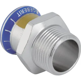 Geberit Mapress Edelstahl Gas Übergang mit AG 35mmx11/4" Nr.34072