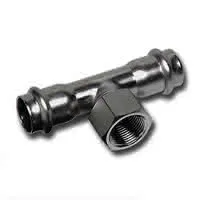 Sanha Nirosan Press-T-Stück 9130G 18x3/4"IGx18mm