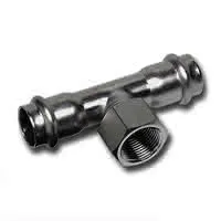 Sanha Nirosan Press-T-Stück 9130G 18x3/4"IGx18mm