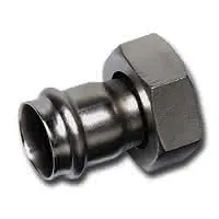 Sanha Nirosan Press-Verschraubung halb 9359M flachdichtend 22x1"