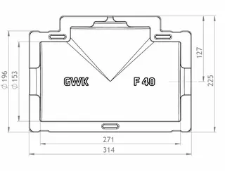 GWK ES-BOX Serie F f.Rückschlag/Absperr- ventl.+Schmutzf.11/2"DN 40, 1111040000 – Bild 2