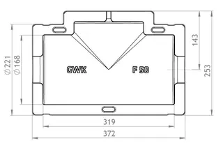 GWK ES-BOX Serie F f.Rückschlag/Absperr- ventl.+Schmutzf.2"DN 50, 1111050000 – Bild 2