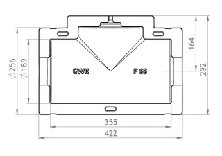 GWK ES-BOX Serie F f.Rückschlag/Absperr- ventl.+Schmutzf.21/2"DN 65, 1111065000 – Bild 2
