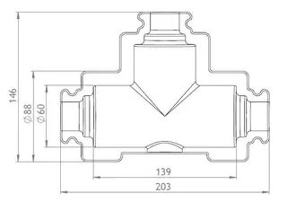 GWK ES-BOX Serie DM für Dreiwege-Ventile mit Muffenanschl. 3/4" DN20, 1261020000 – Bild 2