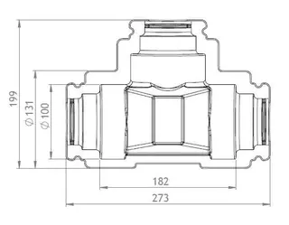 GWK ES-BOX Serie DM für Dreiwege-Ventile mit Muffenanschl. 1 1/2" DN40,1261040000 – Bild 2