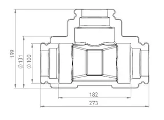 GWK ES-BOX Serie DM für Dreiwege-Ventile mit Muffenanschl. 2" DN50, 1261050000 – Bild 2