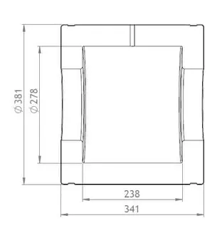 GWK ES-BOX Serie AK f.Absperr-u.Zwischen flanschklappen 6" DN150, 1131150000 – Bild 2